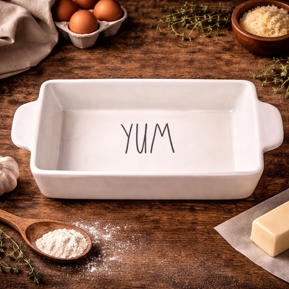 Rae Dunn Yum Loaf Ceramic‎ Bake Pan